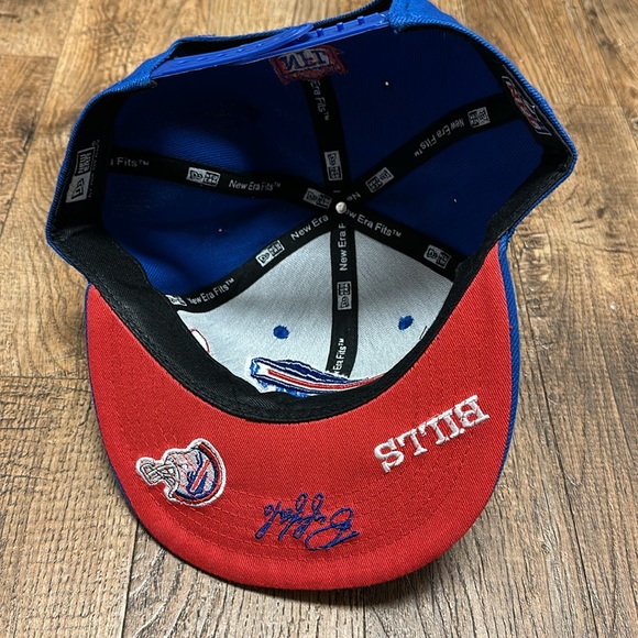 New Era 9Fifty Buffalo Bills Blue & Red SnapBack Hat - Picture 7 of 10